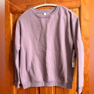 Purple sweatshirt